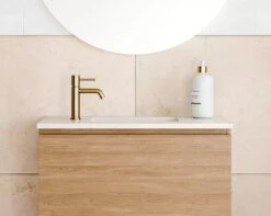 Undermount Ceramic Basin With Silksurface 20mm Top | Timberline 16 Undermount Ceramic Basin With Silksurface 20mm Top | Timberline -HERA BATHWARE silksurface 20mm top only timberlineplain stone tops600mmstone top with undermounted basintimberline 617680 1