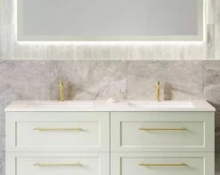 Undermount Ceramic Basin With Silksurface 20mm Top | Timberline 11 Undermount Ceramic Basin With Silksurface 20mm Top | Timberline -HERA BATHWARE silksurface 20mm top only timberlineplain stone tops600mmstone top with undermounted basintimberline 634686 1