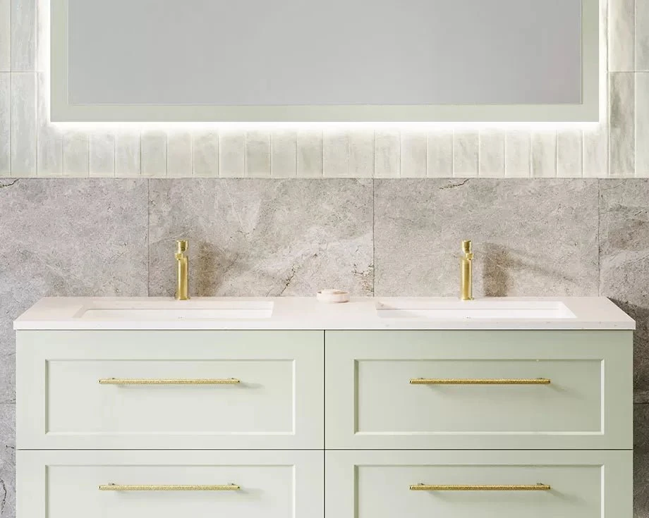 Undermount Ceramic Basin With Silksurface 20mm Top | Timberline 3 Undermount Ceramic Basin With Silksurface 20mm Top | Timberline - Image 3