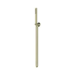 SLIM SHOWER ON BRACKET 12 SLIM SHOWER ON BRACKET -HERA BATHWARE slim shower on bracketbrushed goldhand showernero tapware 822830