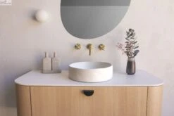 Slip Basin - Wall Hung -HERA BATHWARE slip basin wall hungivorynood co 858090