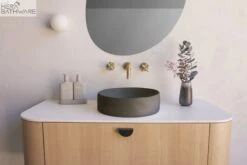 Slip Basin - Wall Hung -HERA BATHWARE slip basin wall hungmidtone greynood co 859963