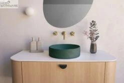 Slip Basin - Wall Hung -HERA BATHWARE slip basin wall hungtealnood co 318025