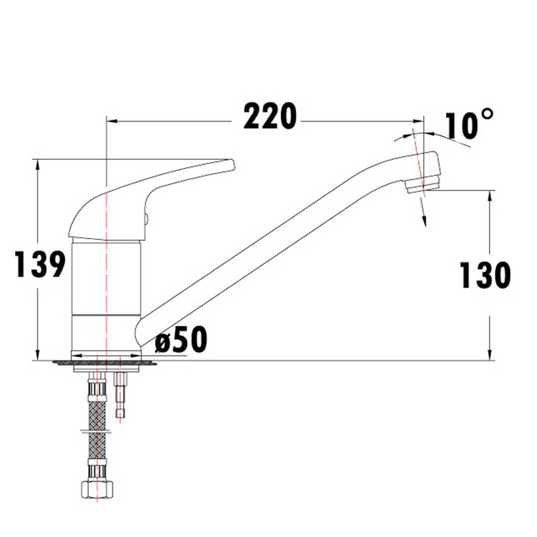 SOLID Basin Mixer 2 - Chrome 2 SOLID Basin Mixer 2 - Chrome - Image 2