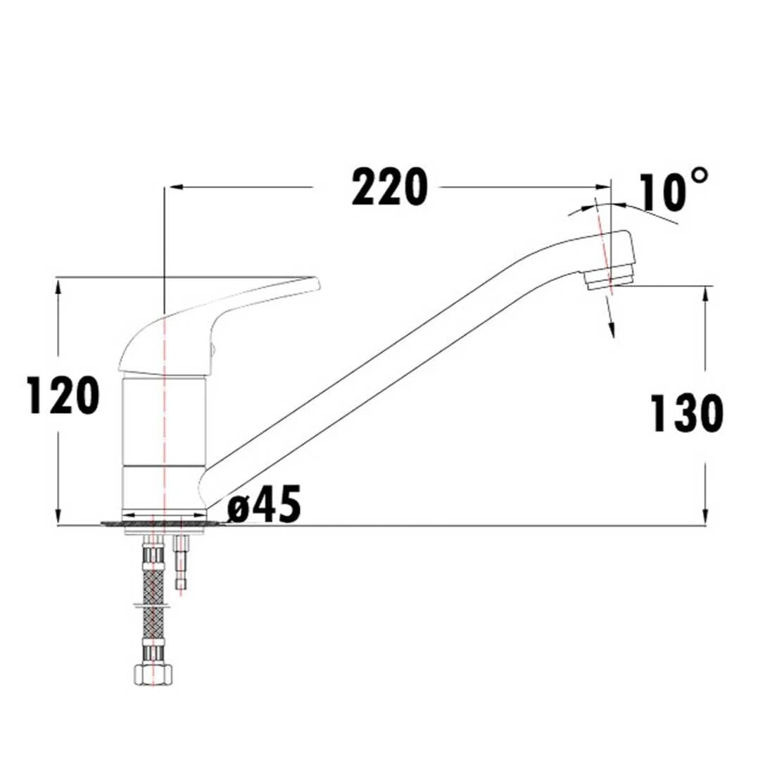 SOLID Basin Mixer - Chrome 2 SOLID Basin Mixer - Chrome - Image 2