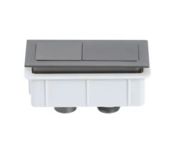 Square Press Button - 7 Colours -HERA BATHWARE square press button 7 coloursgun metalbathroom accessorieskdk bathware 974111
