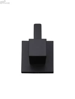 Square Robe Hook - Matte Black -HERA BATHWARE square robe hook matte blackmatte blackbathroom accessoriesmeir 695754
