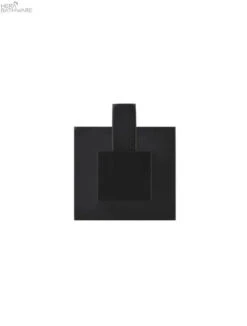 Square Robe Hook - Matte Black