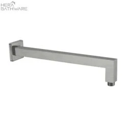 SQUARE Shower Arm -HERA BATHWARE square shower armgun metalshower armnero tapware 266675