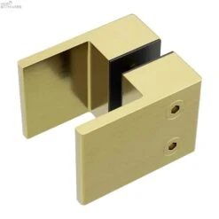 SQUARE SHOWER KNOB HANDLE -HERA BATHWARE square shower knob handlebrushed goldknobnero tapware 847153
