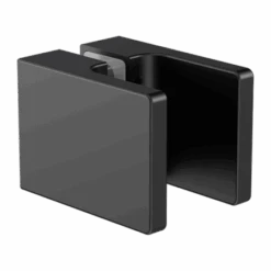 SQUARE SHOWER KNOB HANDLE -HERA BATHWARE square shower knob handlematte blackknobnero tapware 607295