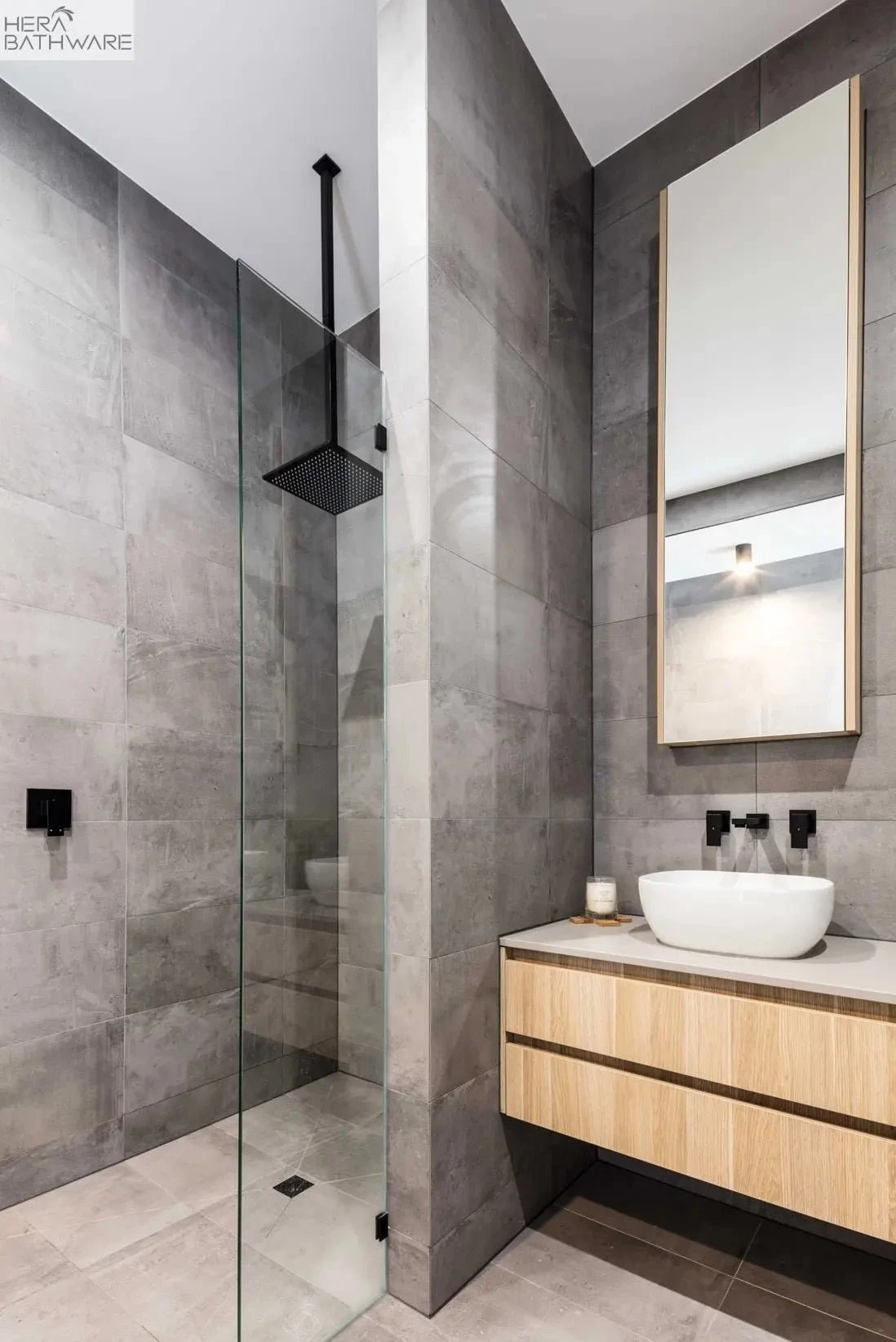 Square Wall Mixer - Matte Black 4 Square Wall Mixer - Matte Black - Image 4