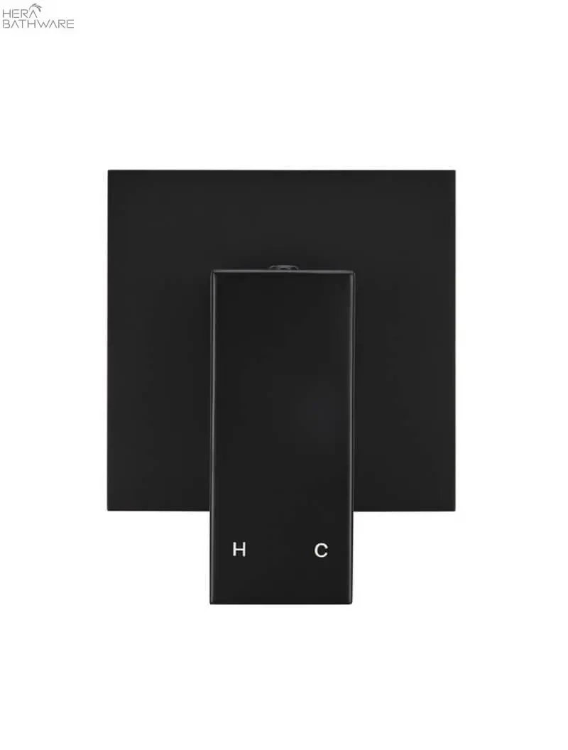 Square Wall Mixer - Matte Black 1 Square Wall Mixer - Matte Black