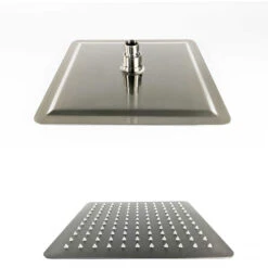Stainless Square Shower Head -HERA BATHWARE stainless square shower head250mmbrushed nickelshower headbella vista 460928