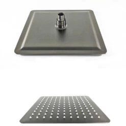 Stainless Square Shower Head -HERA BATHWARE stainless square shower head250mmgun metalshower headbella vista 409904