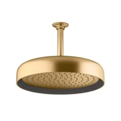 Statement Round Rainhead -HERA BATHWARE statement round rainheadbrushed brasskohler 454602