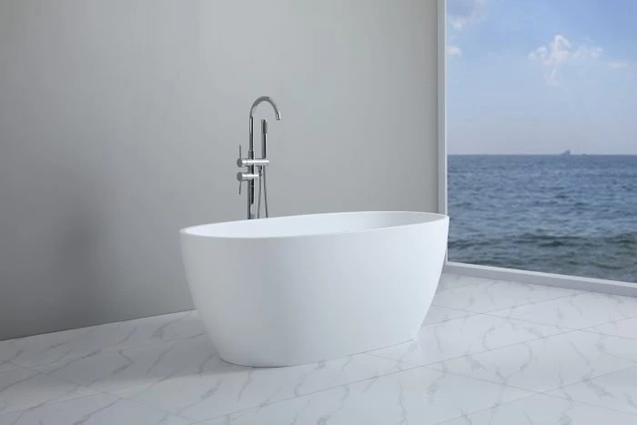 Stella Free Standing Bathtub White | CETO 3 Stella Free Standing Bathtub White | CETO - Image 3
