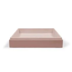 Stepp Rectangle Basin - Surface Mount -HERA BATHWARE stepp rectangle basin surface mountblush pinknood co 610152