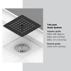 Stonelite™ ECO Shower Base | Stonelite™ -HERA BATHWARE stonelite eco shower base stonelitestainless steel820x820 rear outletshower basestonelite 219973