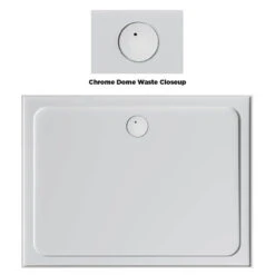 Stonelite™ SMC Louve Shower Base | Stonelite™ -HERA BATHWARE stonelite smc louve shower base stonelitestainless steel chrome900x900 rear outletshower basestonelite 493975