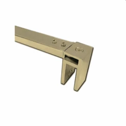 Support Arm - Square | Convex -HERA BATHWARE support arm square convexbrushed goldshower armconvex 120672