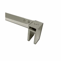 Support Arm - Square | Convex -HERA BATHWARE support arm square convexbrushed nickelshower armconvex 876634