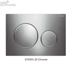 T003D Floor Mount Rimless Pan With Geberit Cistern -HERA BATHWARE t003d floor mount rimless pan with geberit cisterngloss whitesigma 20 chrometoiletbest bm 608667