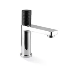 THE GABE Basin Mixer - Chrome 7 THE GABE Basin Mixer - Chrome -HERA BATHWARE the gabe basin mixer chromematte black handlechromebasin mixerlinkware 676772