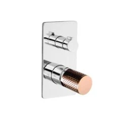 THE GABE Diverter Mixer - Chrome 6 THE GABE Diverter Mixer - Chrome -HERA BATHWARE the gabe diverter mixer chromerose gold handlechromeshower mixerlinkware 984784