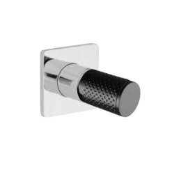 THE GABE Shower Mixer - Chrome 7 THE GABE Shower Mixer - Chrome -HERA BATHWARE the gabe shower mixer chromematte black handlechromeshower mixerlinkware 252103