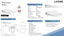 Thea Luxury - Smart Electric Bidet Seat BS36-L -HERA BATHWARE thea luxury smart electric bidet seat bs36 ltoiletlafeme 584496