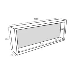 Thermaniche Shower Wall Niche | 90mm Depth 15 Thermaniche Shower Wall Niche | 90mm Depth -HERA BATHWARE thermaniche shower wall niche 90mm depth1000355mmwall nicheradiant 262560