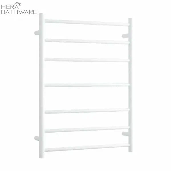 Thermogroup BS44MW Satin White Round Ladder Heated Towel Rail 600*800*122mm 1 Thermogroup BS44MW Satin White Round Ladder Heated Towel Rail 600*800*122mm