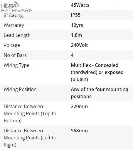 Thermogroup CR40M Curved Round Ladder Heated Towel Rail 600*420*150mm 2 Thermogroup CR40M Curved Round Ladder Heated Towel Rail 600*420*150mm - Image 2