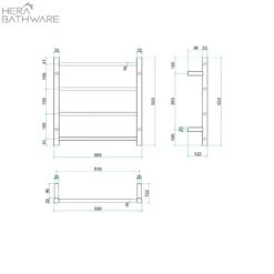 Thermogroup SR25MGM Gun Metal Round Ladder Heated Towel Rail 550*550*122mm -HERA BATHWARE thermogroup sr25mgm gun metal round ladder heated towel rail 550550122mmgun metalheated towel railthermogroup 750526