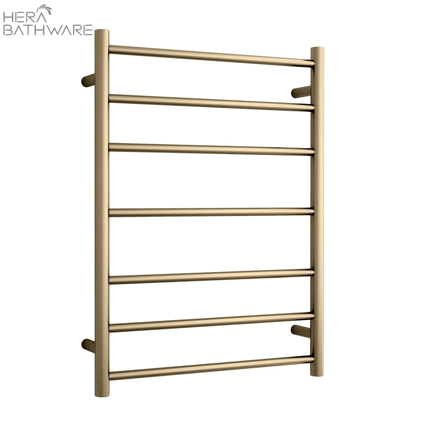 Thermogroup SR44MBB Brushed Brass Round Ladder Heated Towel Rail 600*800*122mm 1 Thermogroup SR44MBB Brushed Brass Round Ladder Heated Towel Rail 600*800*122mm