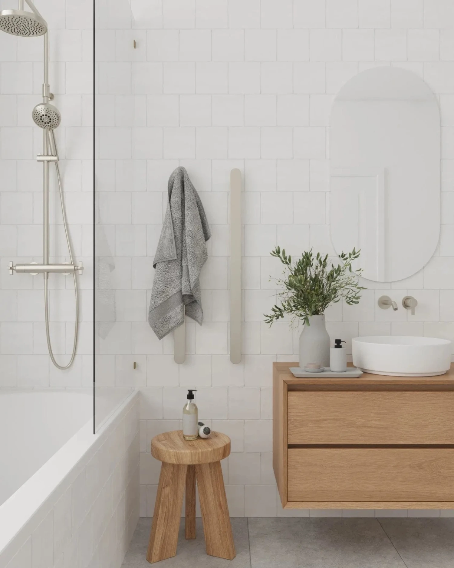 Thermogroup VP900BR Horizon Blue Straight Round Vertical Single Heated Towel Rail-W142xH900xD100mm 2 Thermogroup VP900BR Horizon Blue Straight Round Vertical Single Heated Towel Rail-W142xH900xD100mm - Image 2