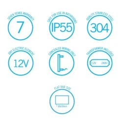 Thermogroup VS900SHB Matt Black Square Vertical Single Bar Heated Towel Rail-W142xH900xD100mm 6 Thermogroup VS900SHB Matt Black Square Vertical Single Bar Heated Towel Rail-W142xH900xD100mm -HERA BATHWARE thermogroup vs900shb matt black square vertical single bar heated towel rail w142xh900xd100mmmatte blackheated towel railthermogroup 177067