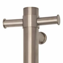 Thermogroup VSH900H Brushed Finish 240Volt Vertical Single Heated Rail -HERA BATHWARE thermogroup vsh900h brushed finish 240volt vertical single heated railbrushed nickelheated towel railthermogroup 581457
