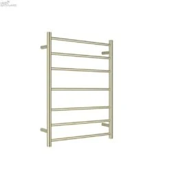 Towel Ladders -HERA BATHWARE towel laddersbrushed goldheated towel railnero tapware 779634