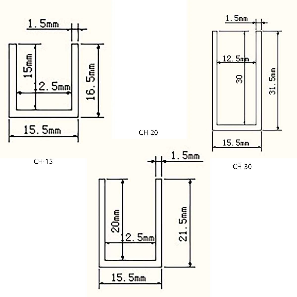 U Channel Semi Polished To Suit Wall Or Floor 3 U Channel Semi Polished To Suit Wall Or Floor - Image 3