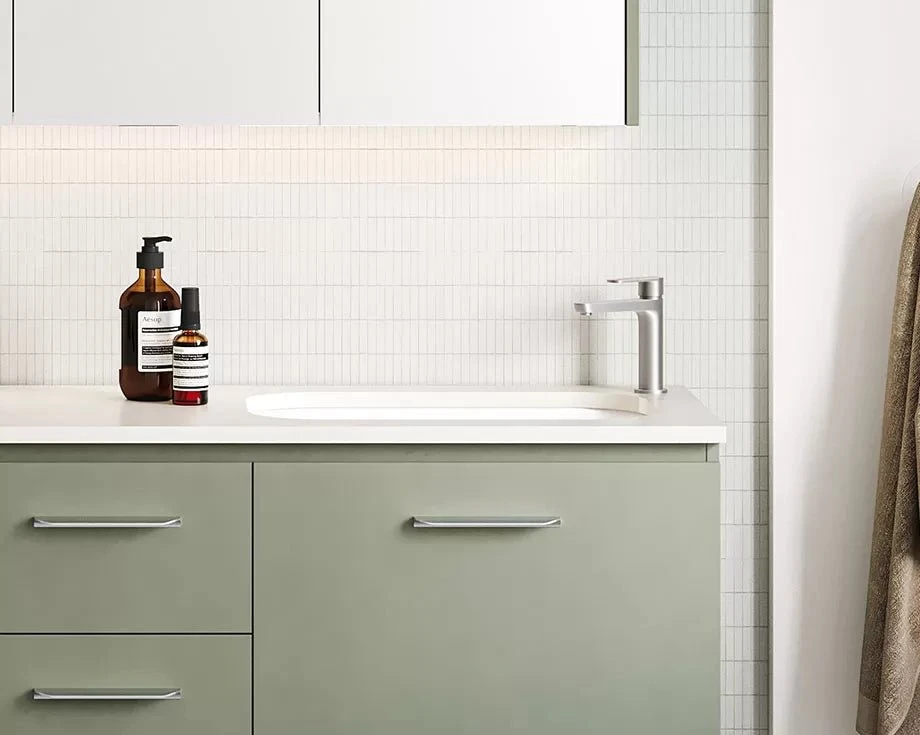 Undermount Minieral Composite Basins With Silksurface Stone Top| Timberline 3 Undermount Minieral Composite Basins With Silksurface Stone Top| Timberline - Image 3