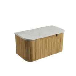 Varcelli Mono Wall Hung Vanity 750-1800mm -HERA BATHWARE varcelli mono wall hung vanity 750 1800mmcabinet alpine grey flat stone top900mmvanitiesaulic 507401