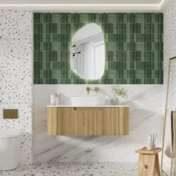 Varcelli Mono Wall Hung Vanity 750-1800mm -HERA BATHWARE varcelli mono wall hung vanity 750 1800mmcabinet cato flat stone top1200mmvanitiesaulic 142464