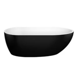 Veda Free Standing Bathtub - Gloss Black