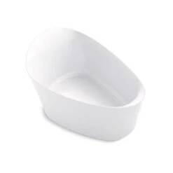 Veil Lithocast Freestanding Bath Gloss White