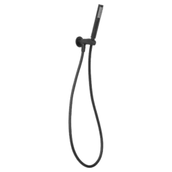 Venezia Hand Shower With Wall Bracket -HERA BATHWARE venezia hand shower with wall bracketmatte blackshower railsjohnson suisse 362381