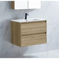 Venezia Wall Hung Timber Look Vanity 750mm -HERA BATHWARE venezia wall hung timber look vanity 750mmvanitieslouis marco 431448