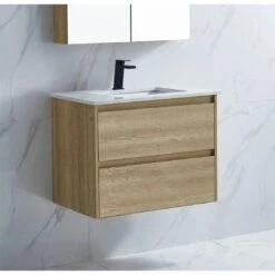 Venezia Wall Hung Timber Look Vanity 750mm -HERA BATHWARE venezia wall hung timber look vanity 750mmvanitieslouis marco 663243