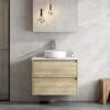 Venezia Wall Hung Timber Look Vanity 750mm